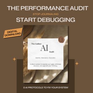 AI prompts for discipline performance audit digital download to fix consistency and improve execution