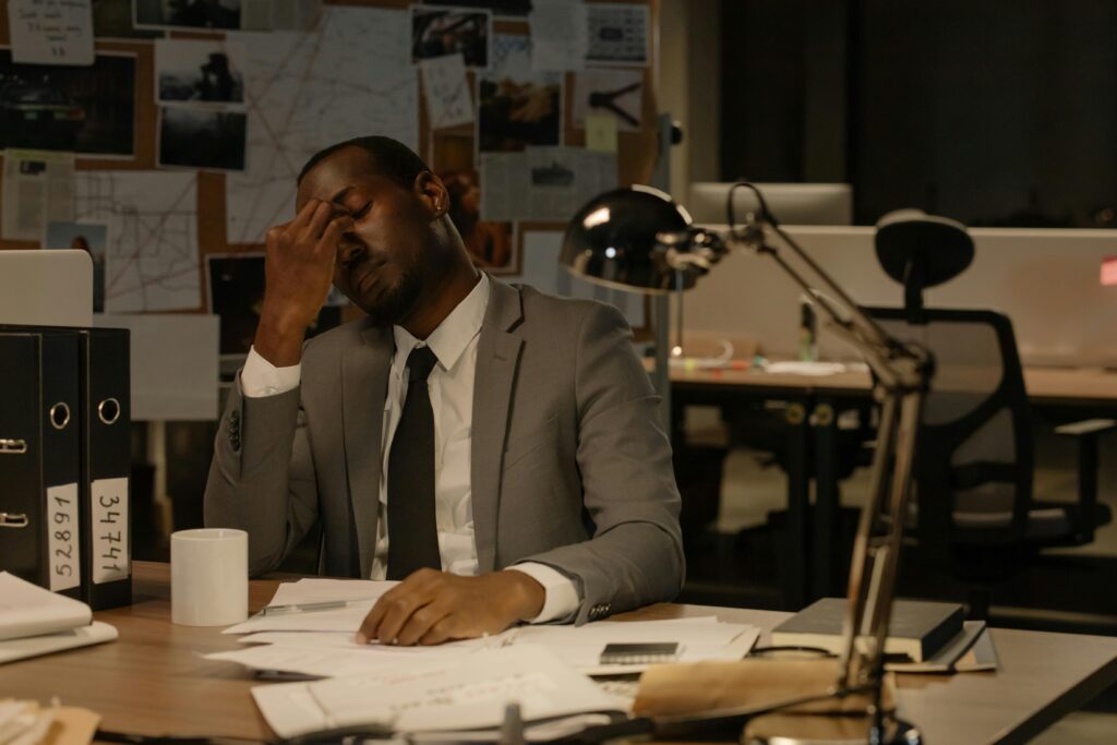 Entrepreneur using radical resource management system to reduce burnout and improve focus