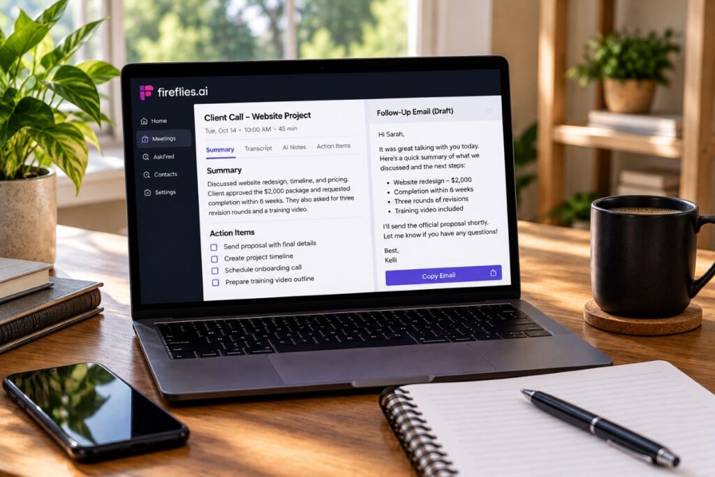 fireflies-ai-for-entrepreneurs-client-follow-up-emails
